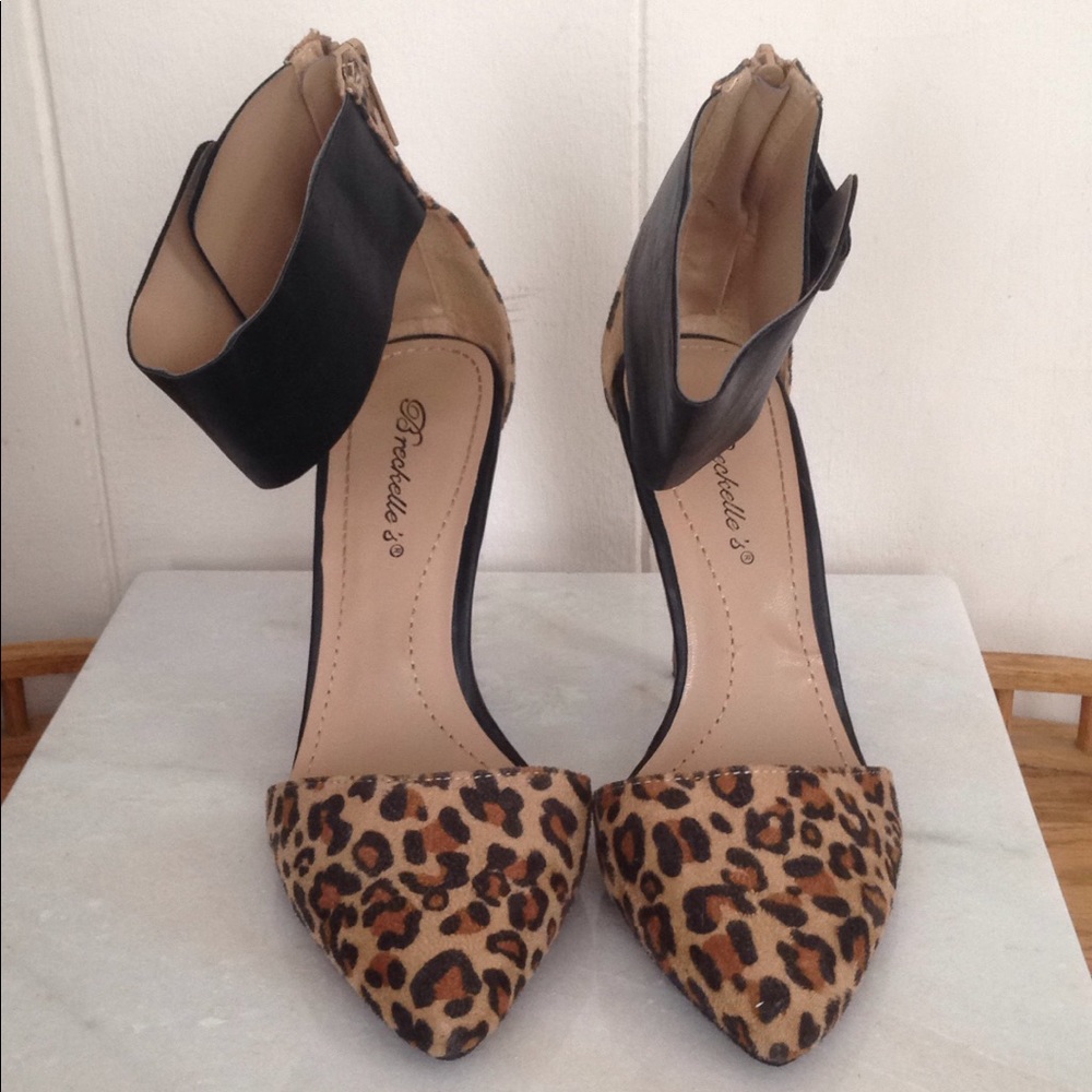 Leopard print heels